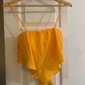 Silk smart crop top